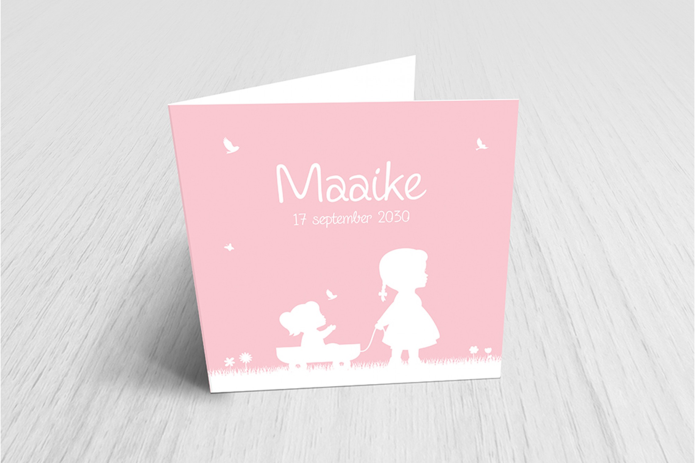 Meisje met zusje